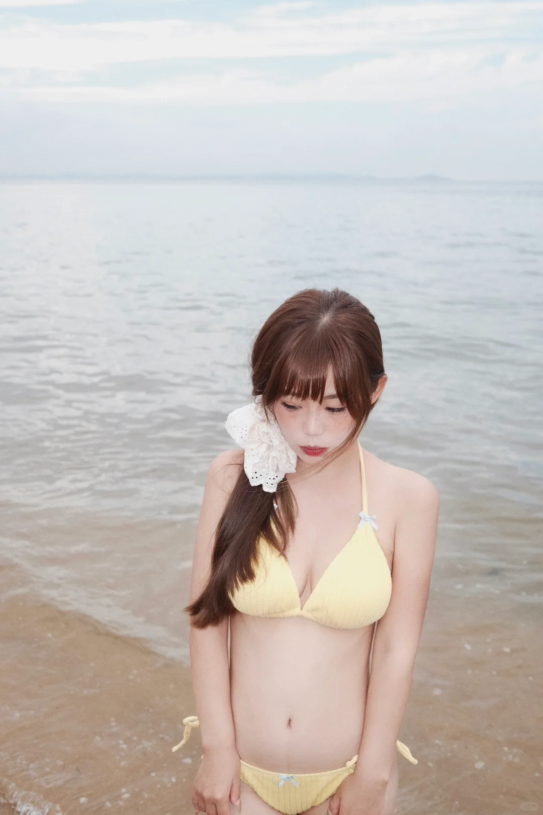 烟台/没有太阳的海边沙滩
