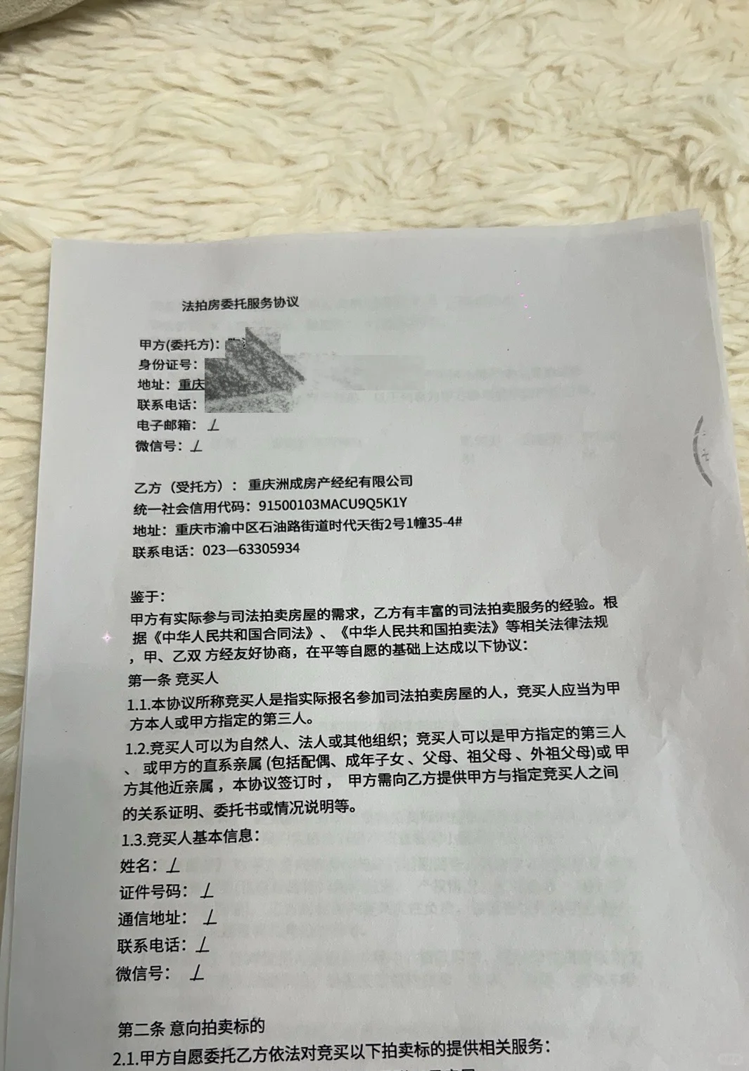 重庆洲成法拍