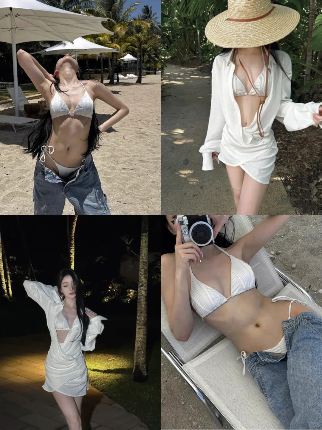 👙纯欲比基尼三件套｜一件穿遍所有度假场景