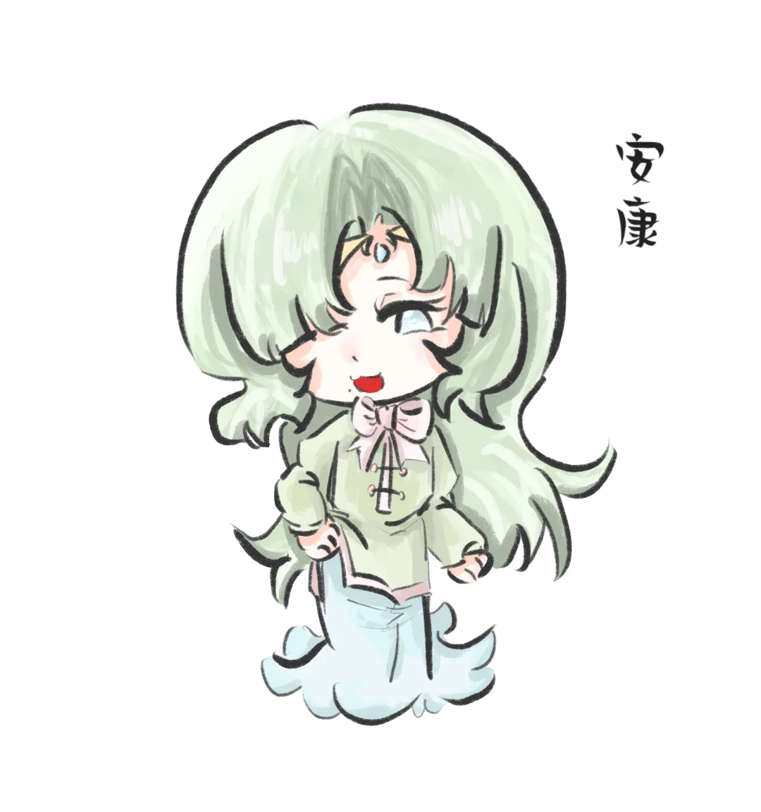 “妖艳而美丽的”