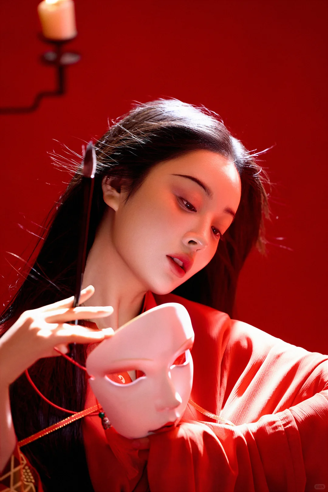 红衣➕弓箭🏹 ＝绝美氛围感｜战国袍写真