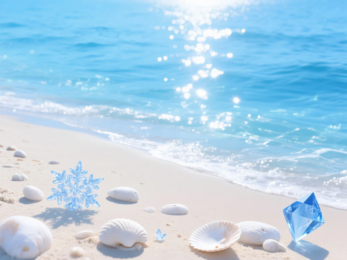 No.014 一键生成 丨 夏日清凉背景❄️