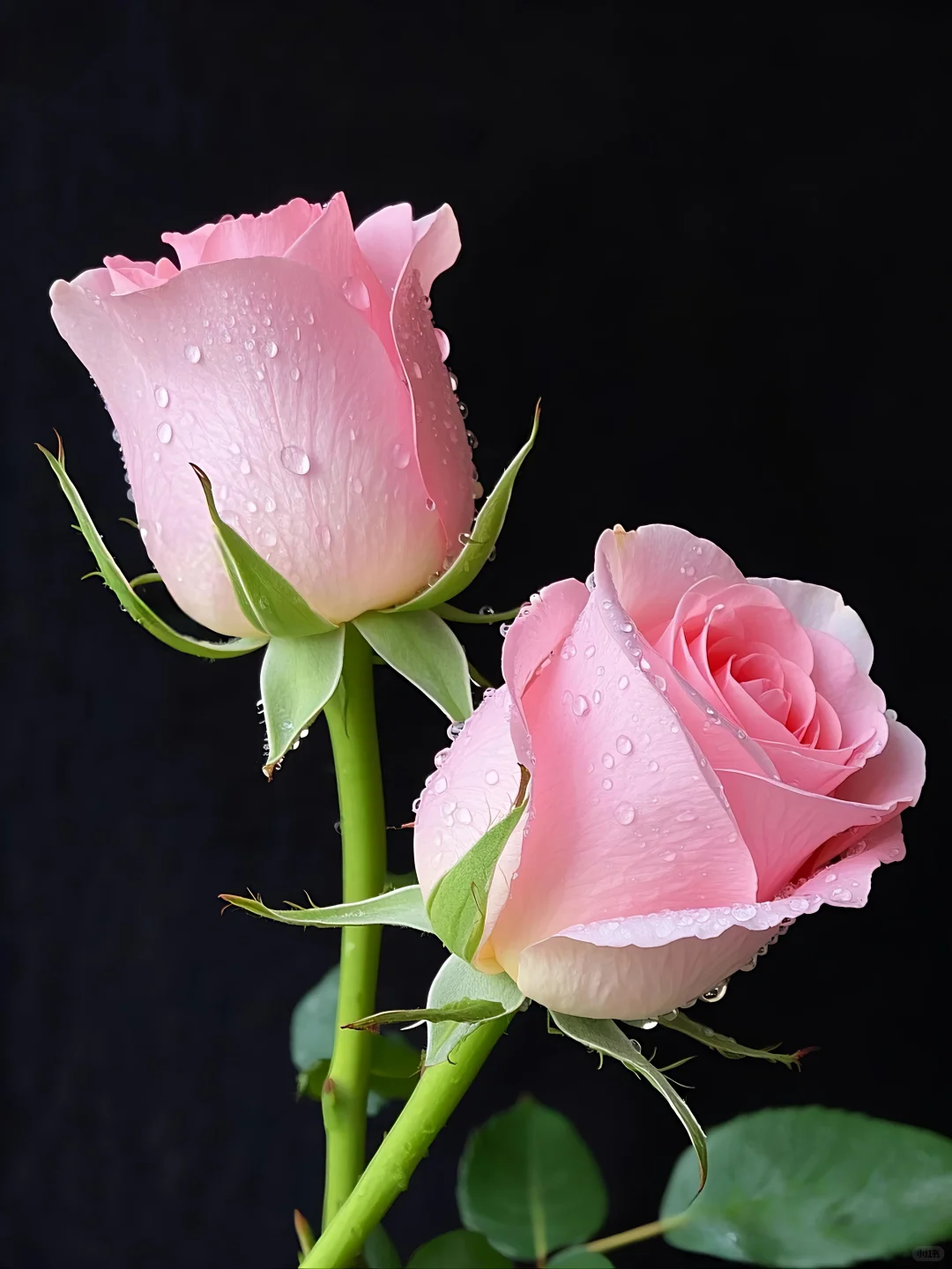 花与光，温柔的瞬间 🌹✨