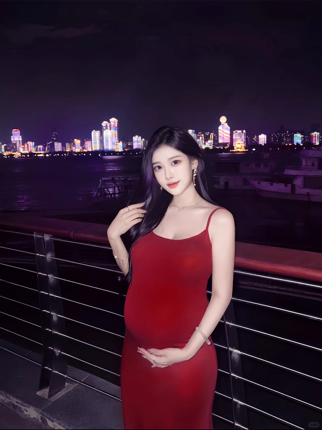 孕晚期当一日港风美女❤️
