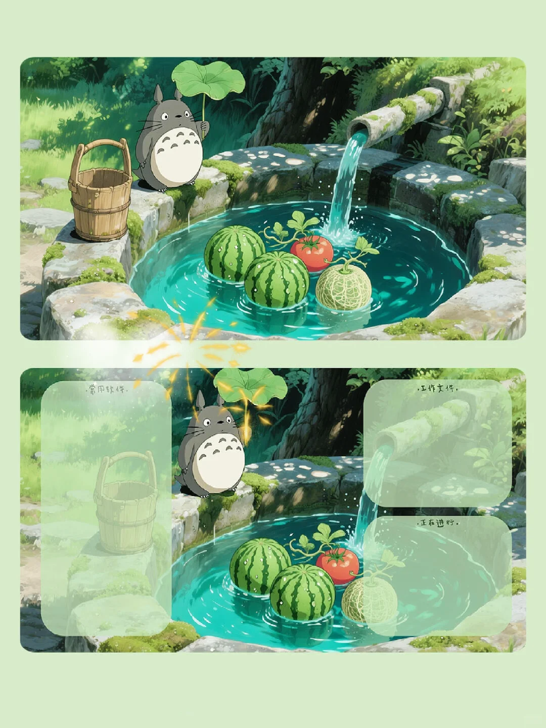 🐱宫崎骏的夏天·治愈龙猫电脑壁纸🐱|