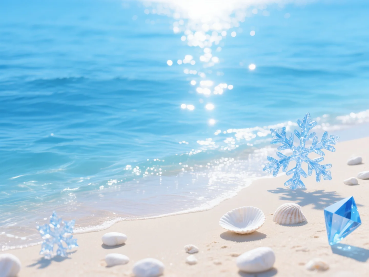 No.014 一键生成 丨 夏日清凉背景❄️