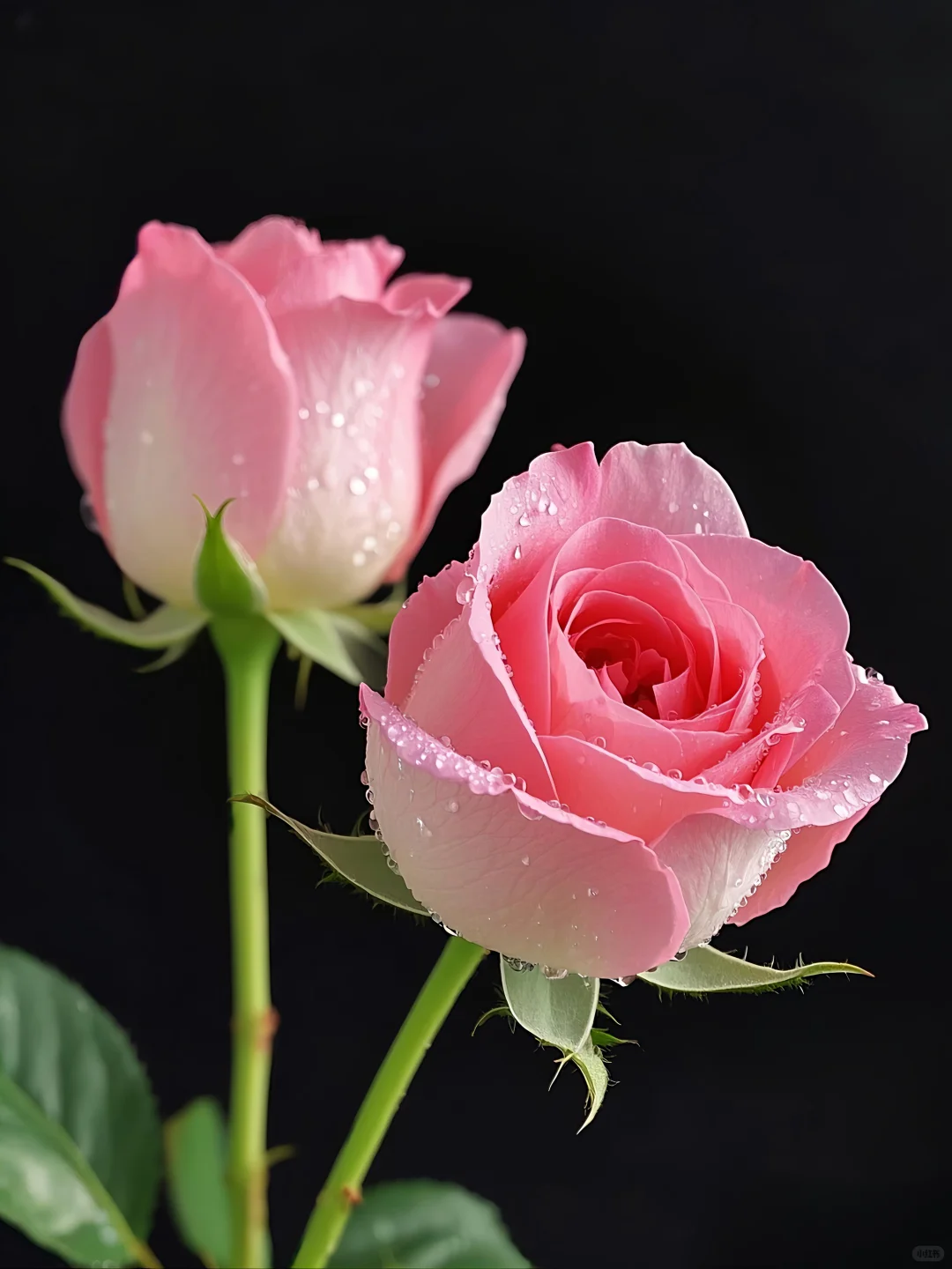 花与光，温柔的瞬间 🌹✨