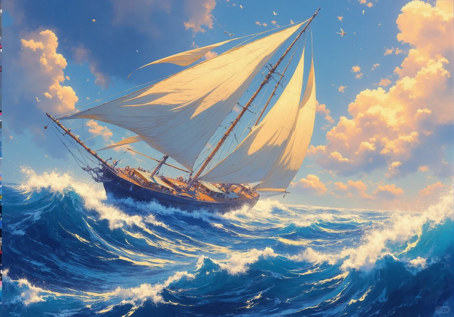 救命！海上风浪太大了，快来看看平板壁纸吧
