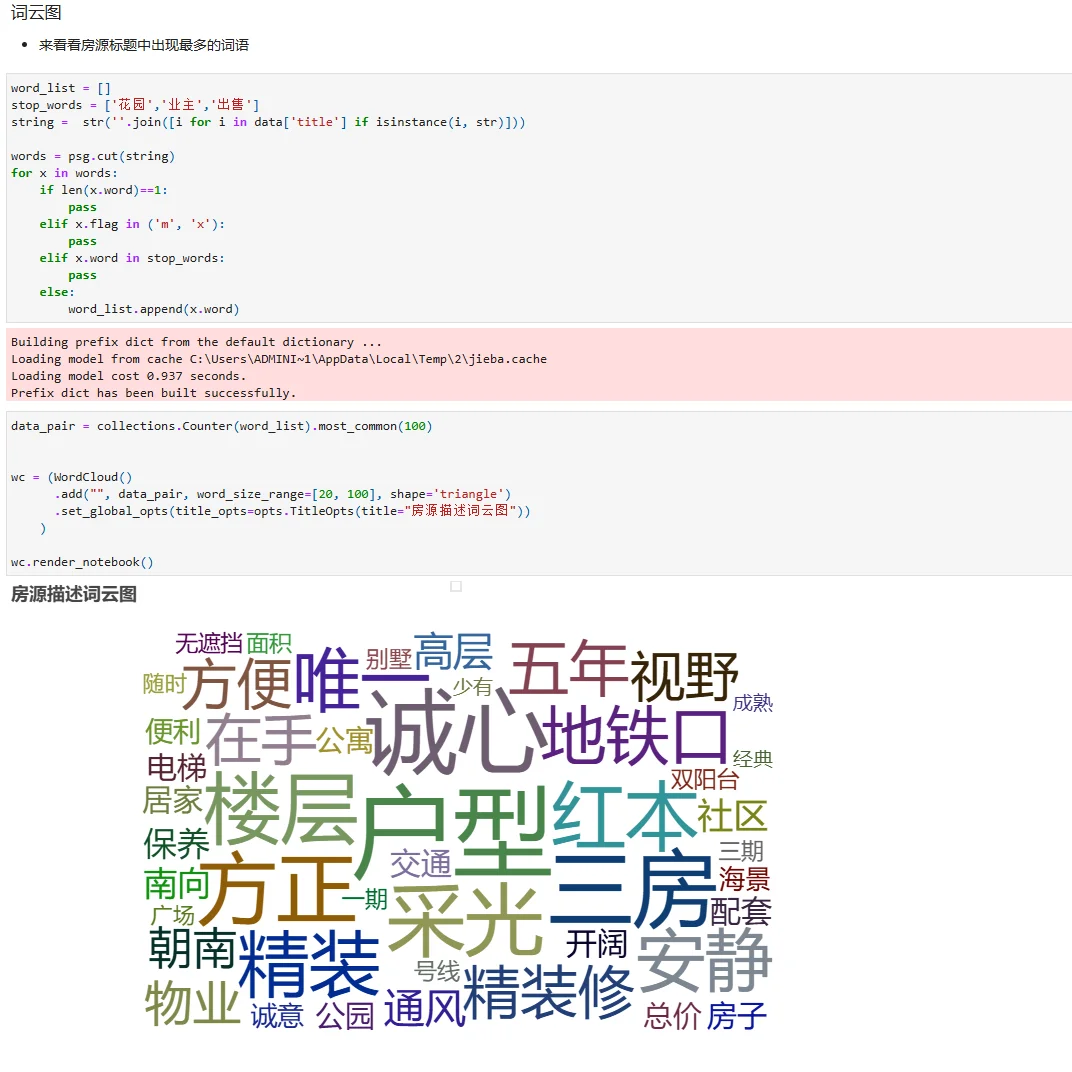 Python链家二手房爬虫➕可视化
