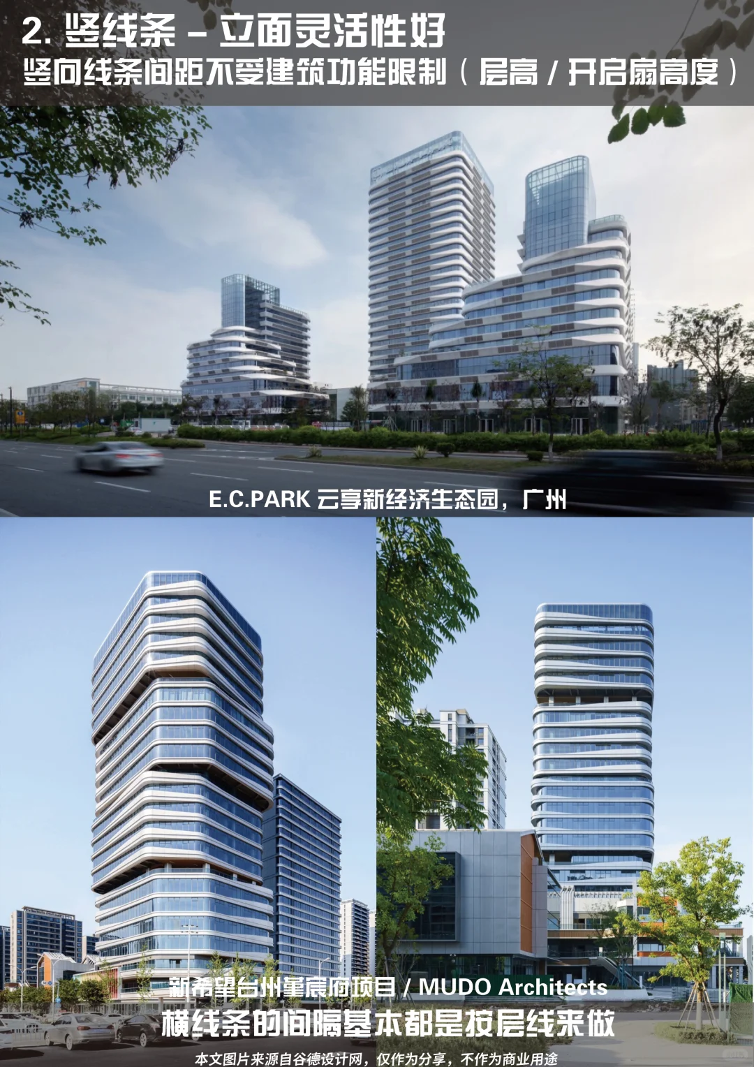 写字楼-为啥老是竖线条的？