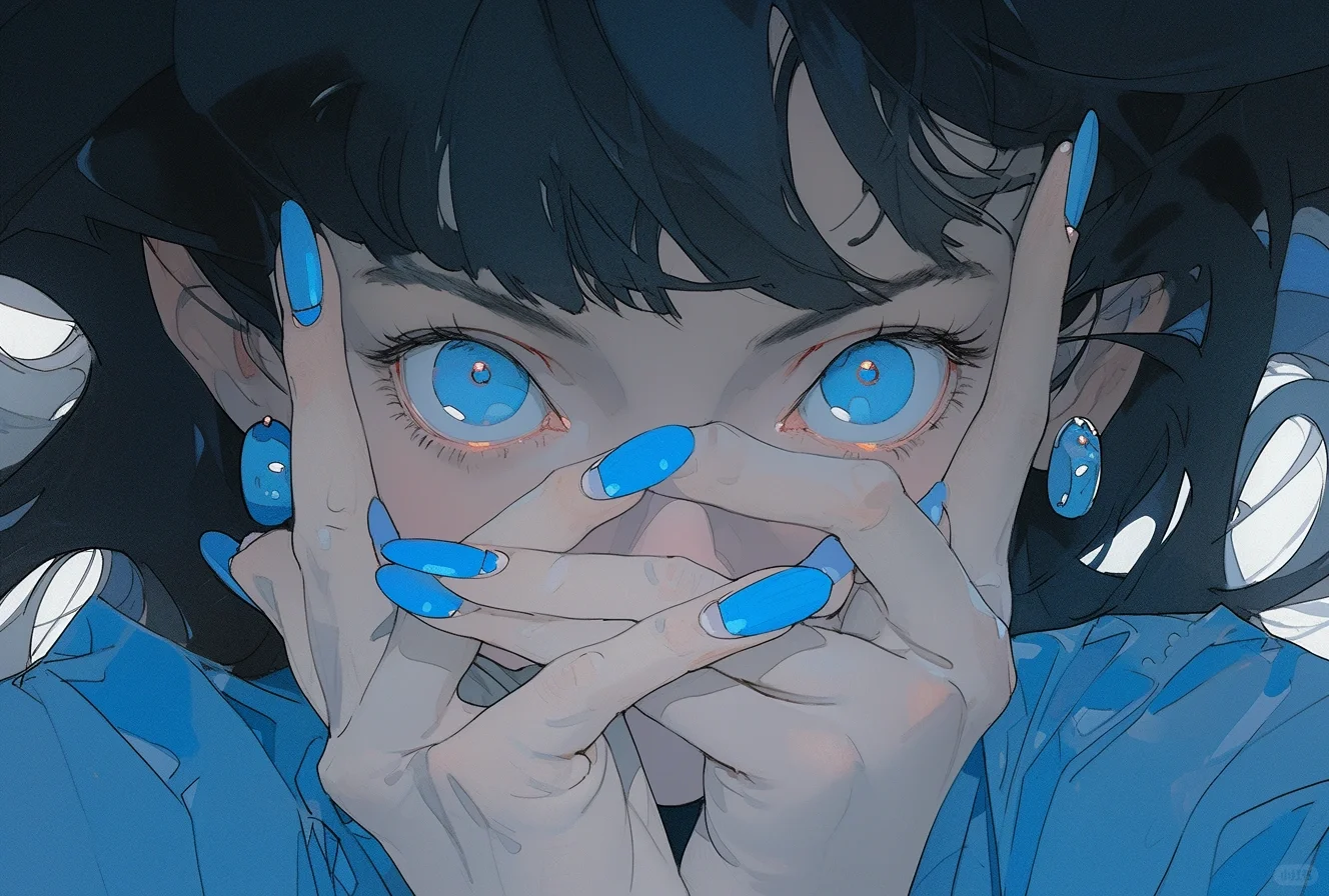 魅惑蓝～