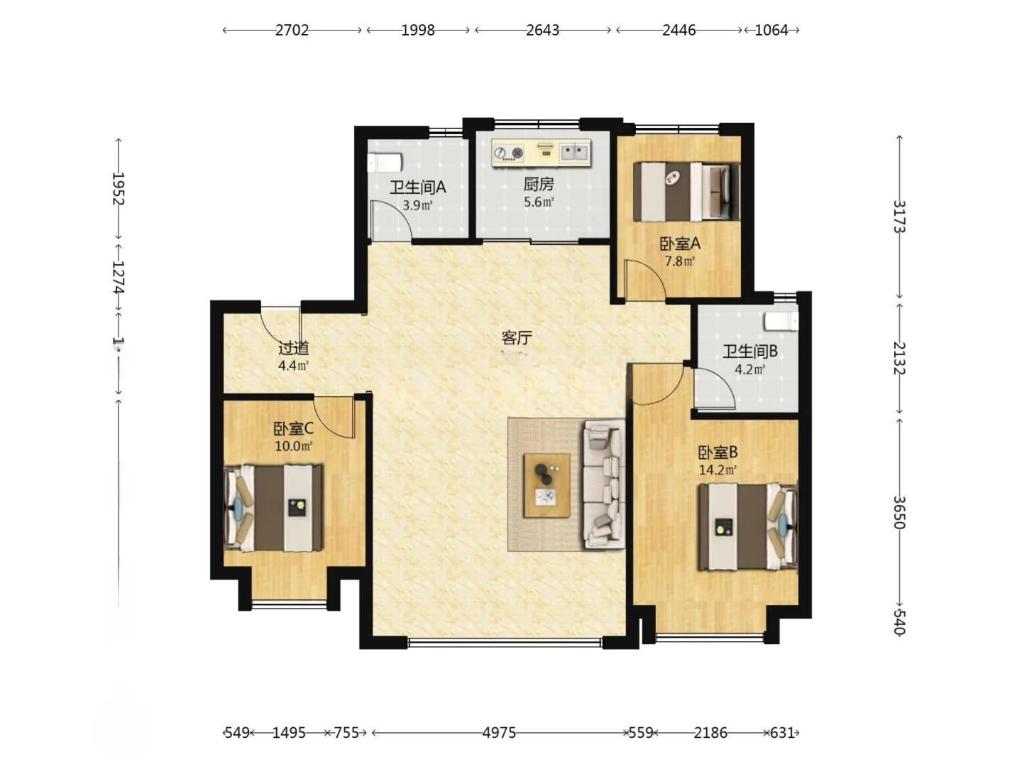 🌿 被阳光和绿意唤醒的家 | 公园旁的洋房🏡