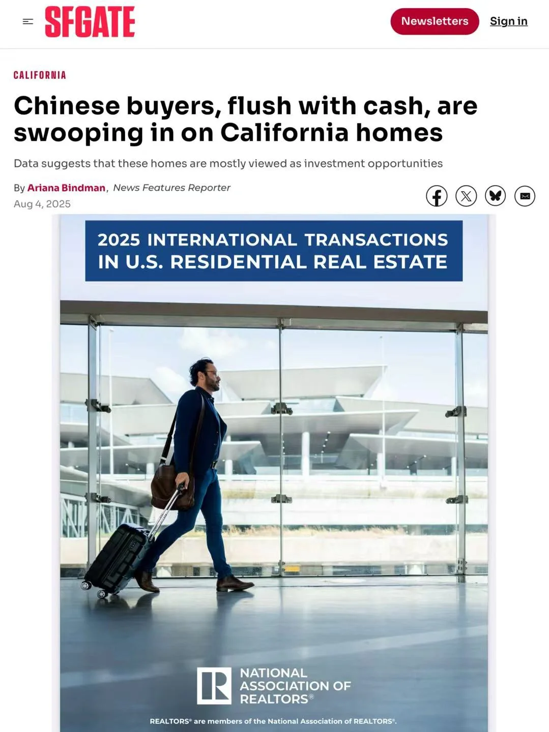 加州房市新主角！中国买家强势登顶