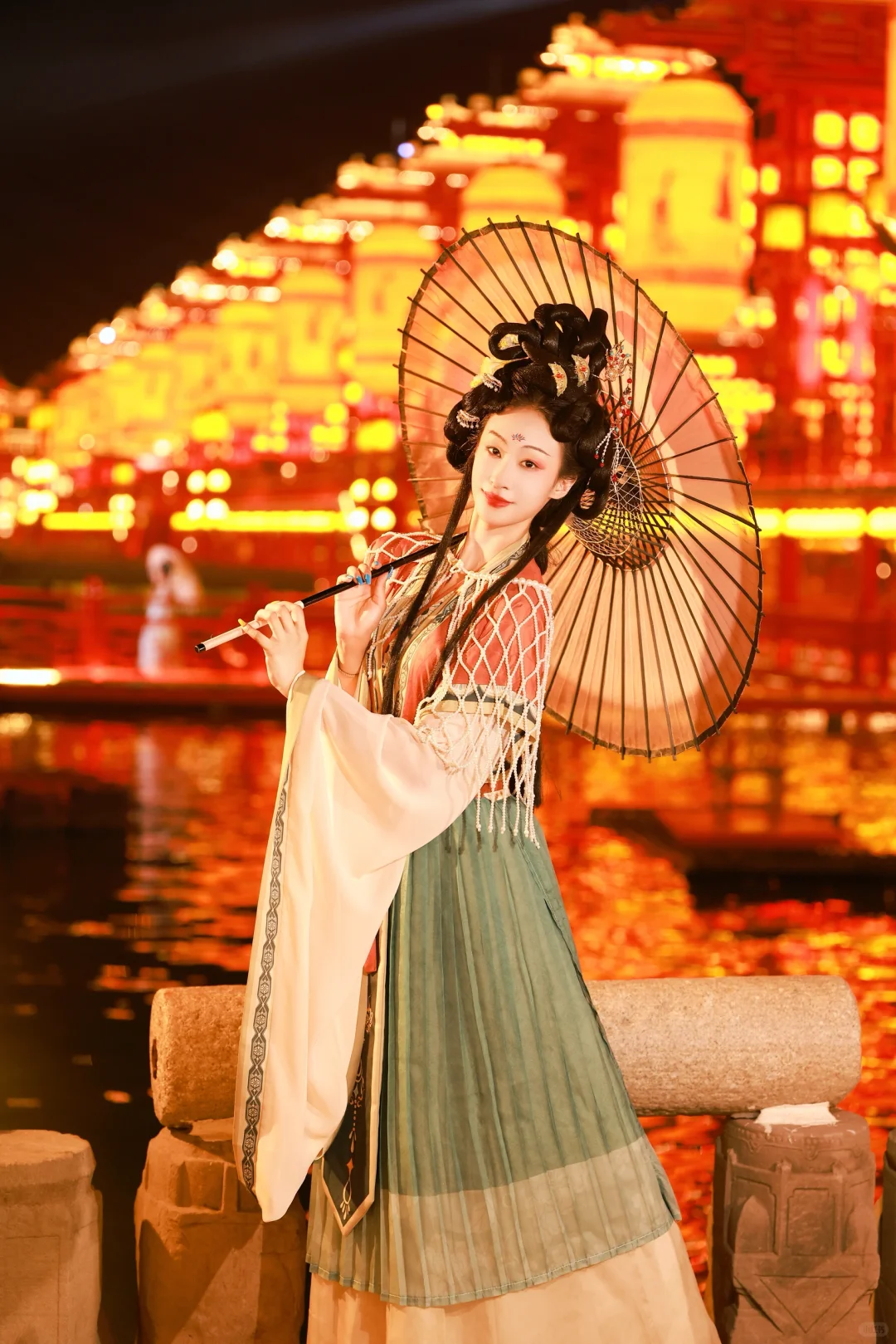 在河头老街也能拍到绝美复原妆了