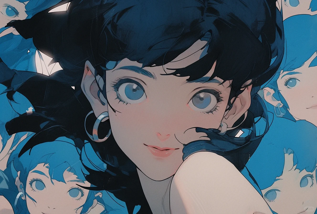 魅惑蓝～