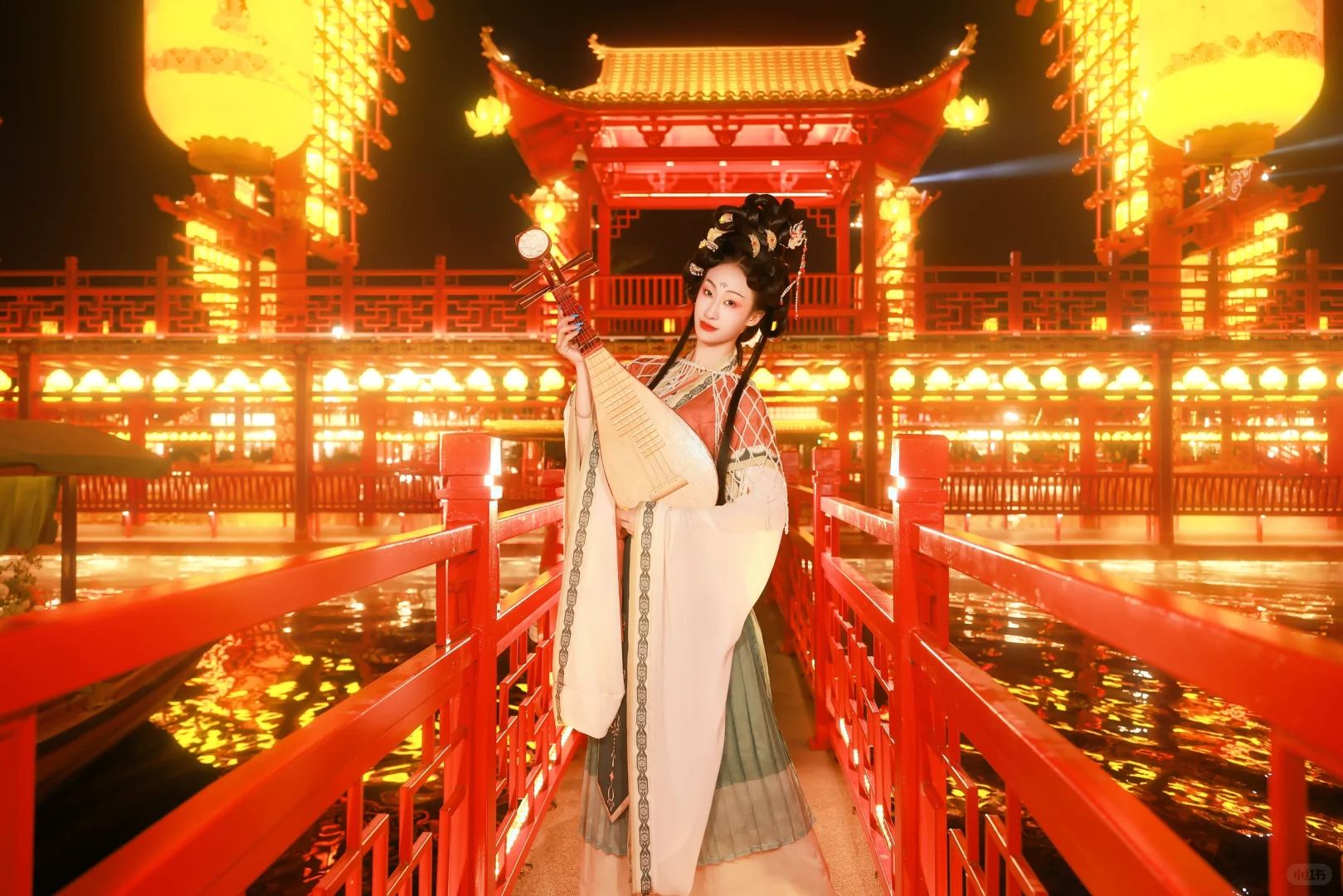 在河头老街也能拍到绝美复原妆了