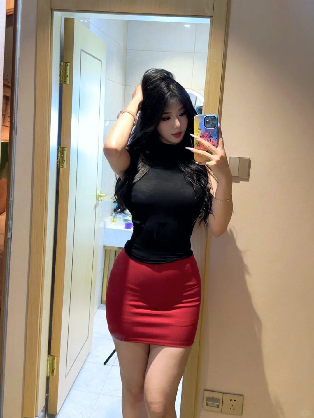 170/118好爱红黑穿搭👠简直是妈妈级别‼️