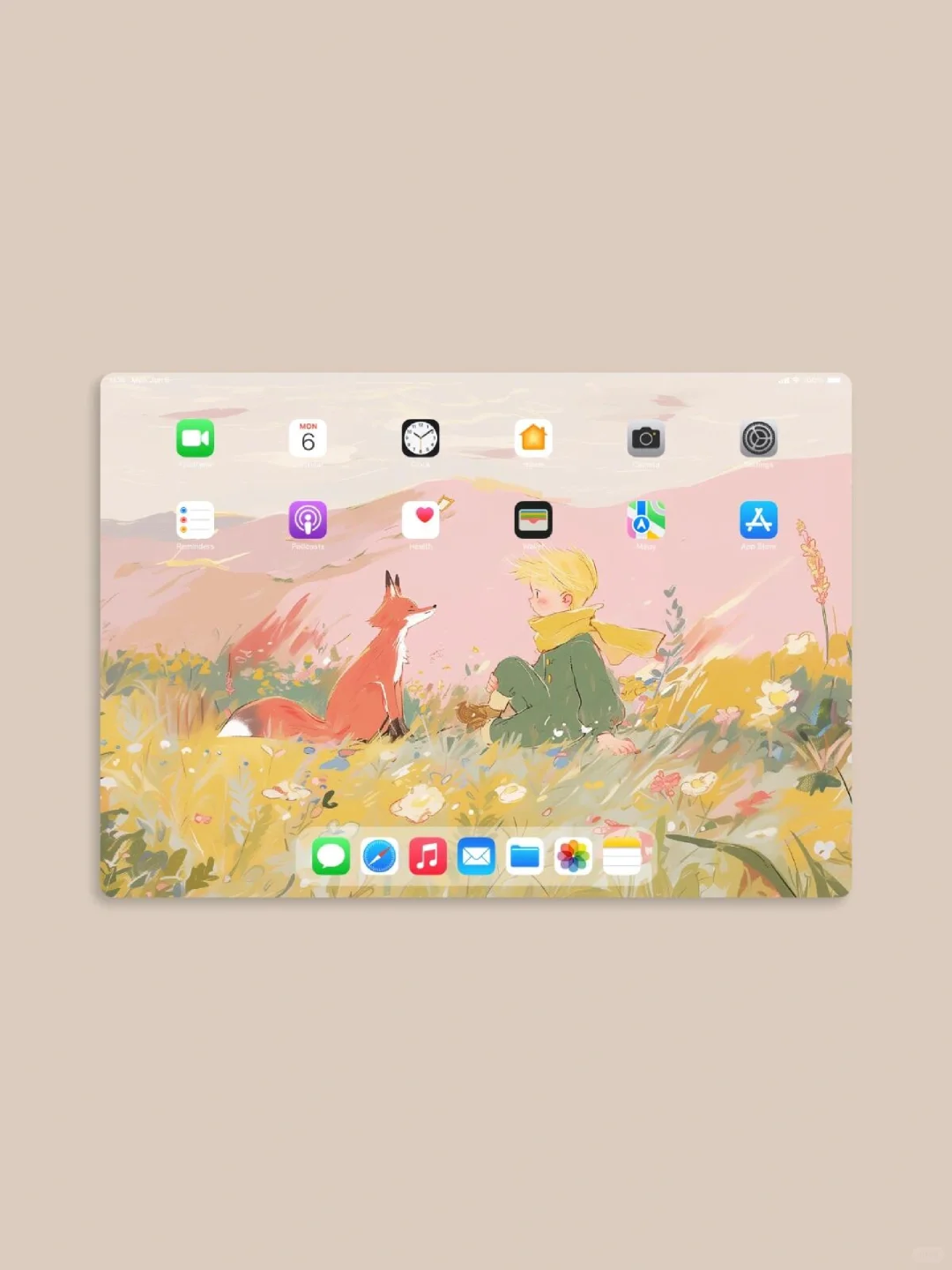治愈系壁纸｜小王子的ipad壁纸01