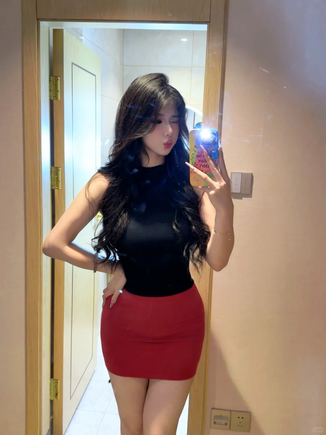 170/118好爱红黑穿搭👠简直是妈妈级别‼️
