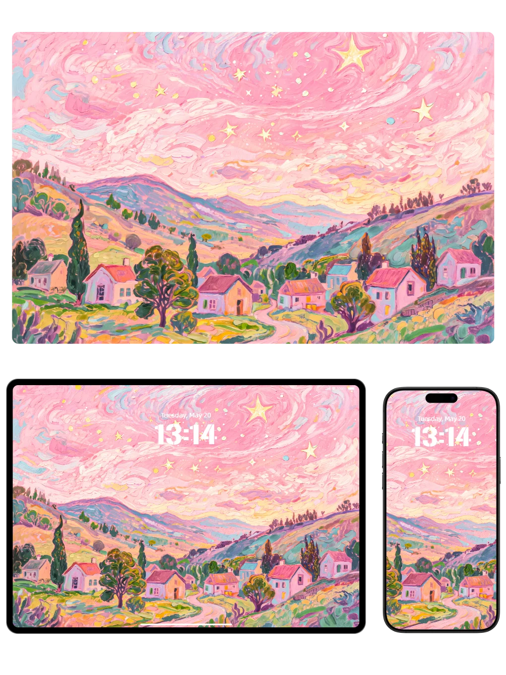 美到窒息的幻境🎨治愈系梵高星空壁纸