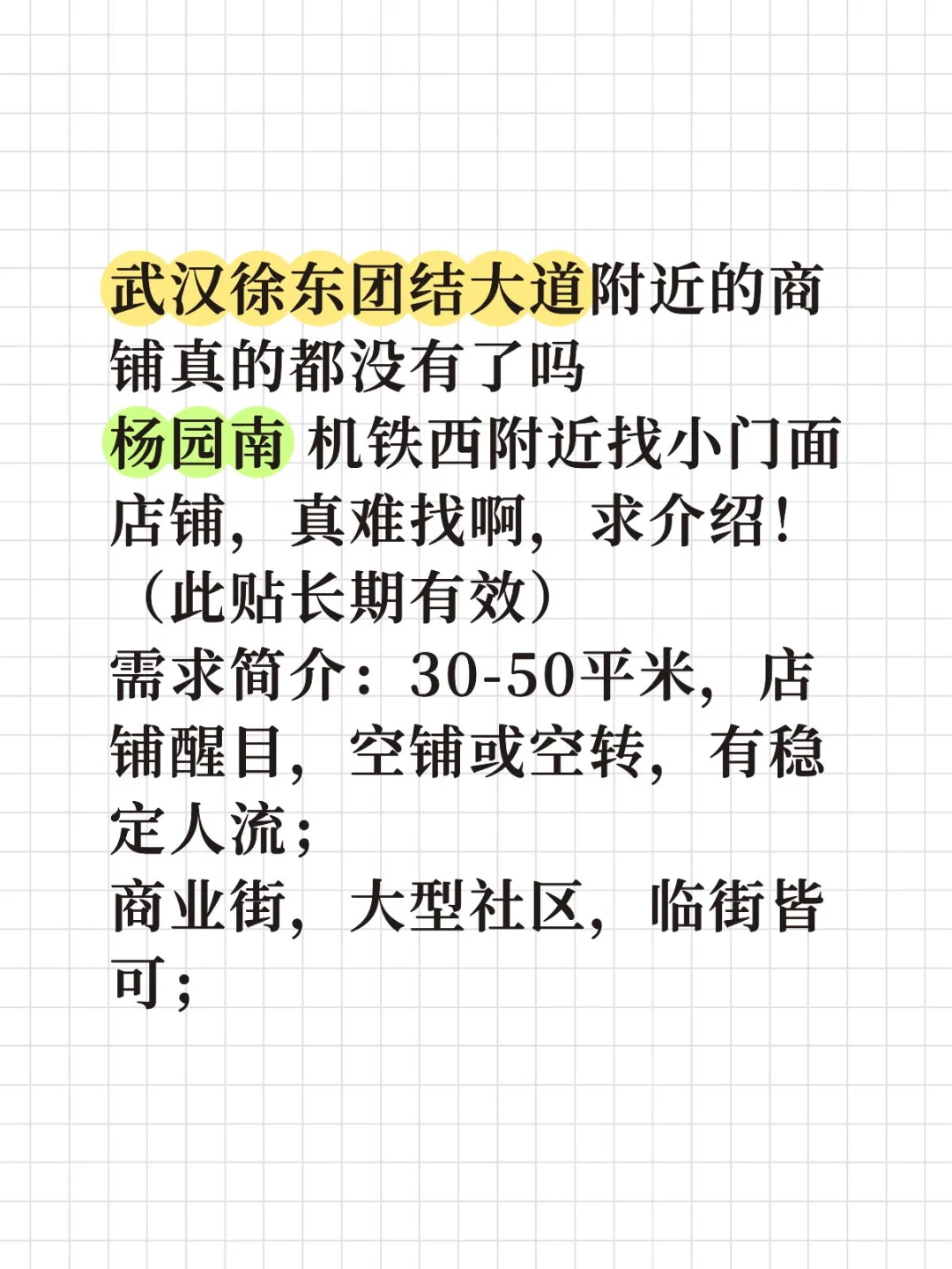 🔍 武汉徐东团结大道的商铺寻觅记 🏪