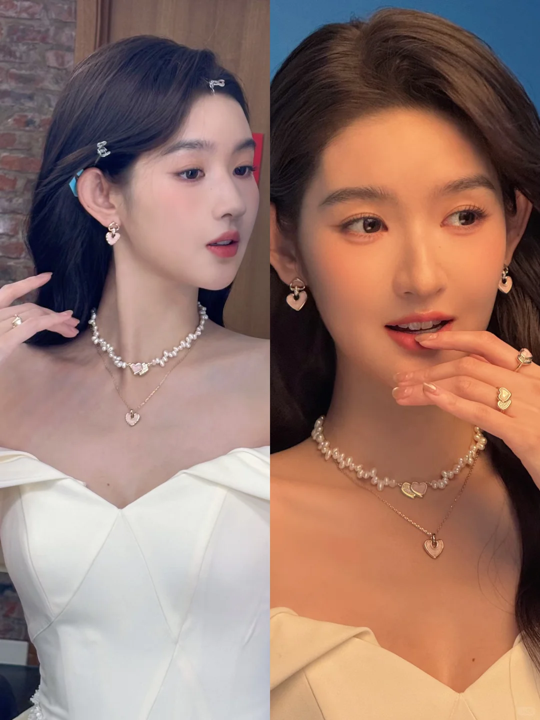 💖女明星同款粉色爱心配饰！这个七夕甜到炸