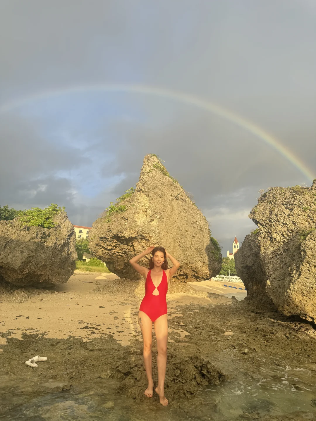👩🏽在海边🏖️怎么能没有比基尼呢👙