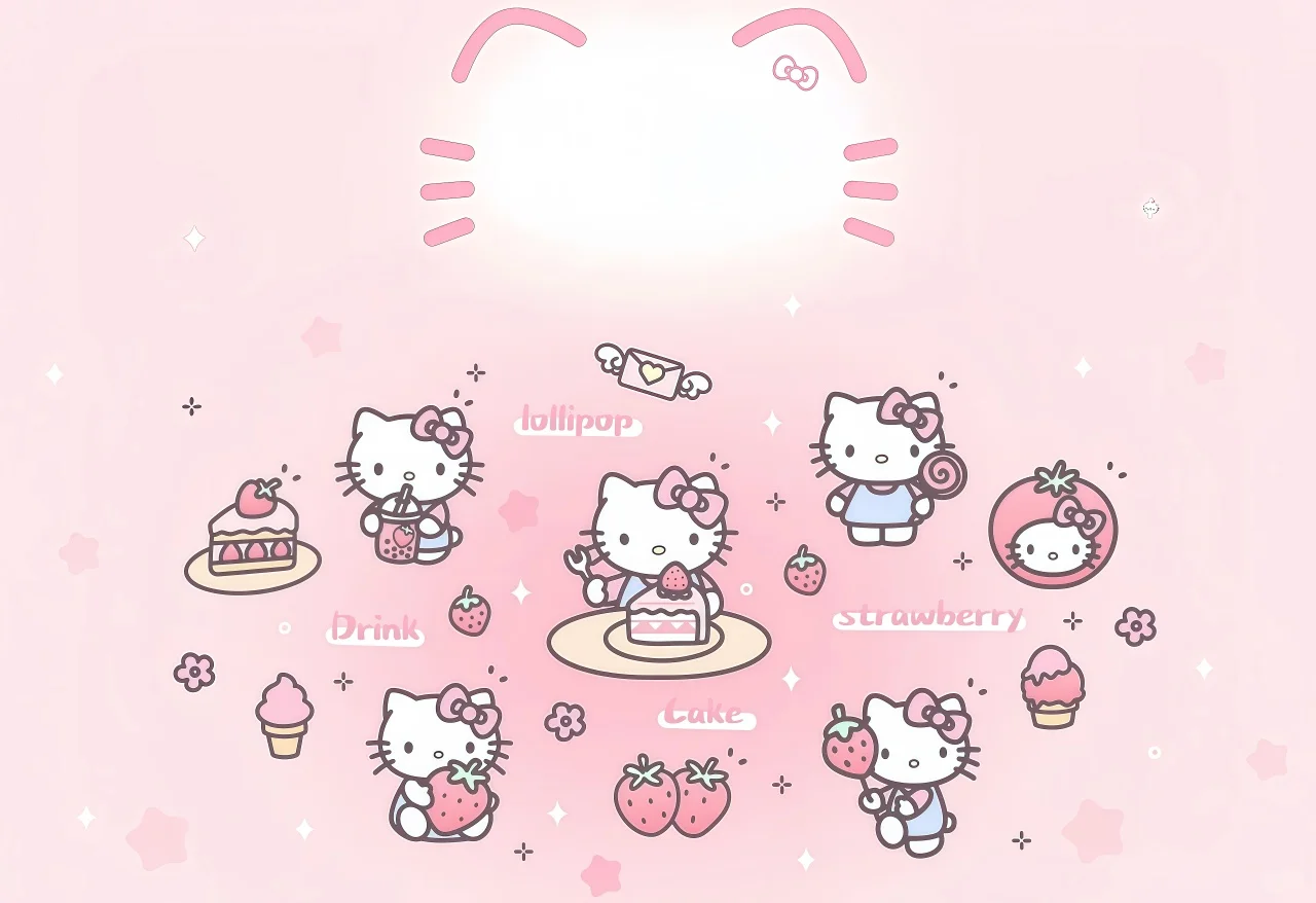 软萌暴击！hellokitty治愈系平板壁纸超绝