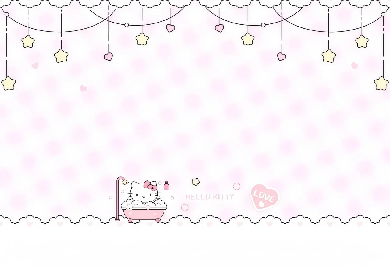 软萌暴击！hellokitty治愈系平板壁纸超绝