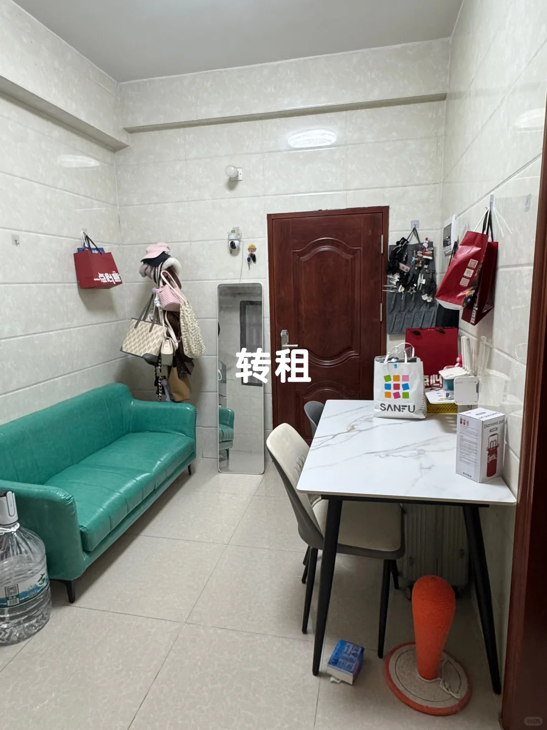 嘉禾望岗转租一房一厅，民电，电梯房四楼 月