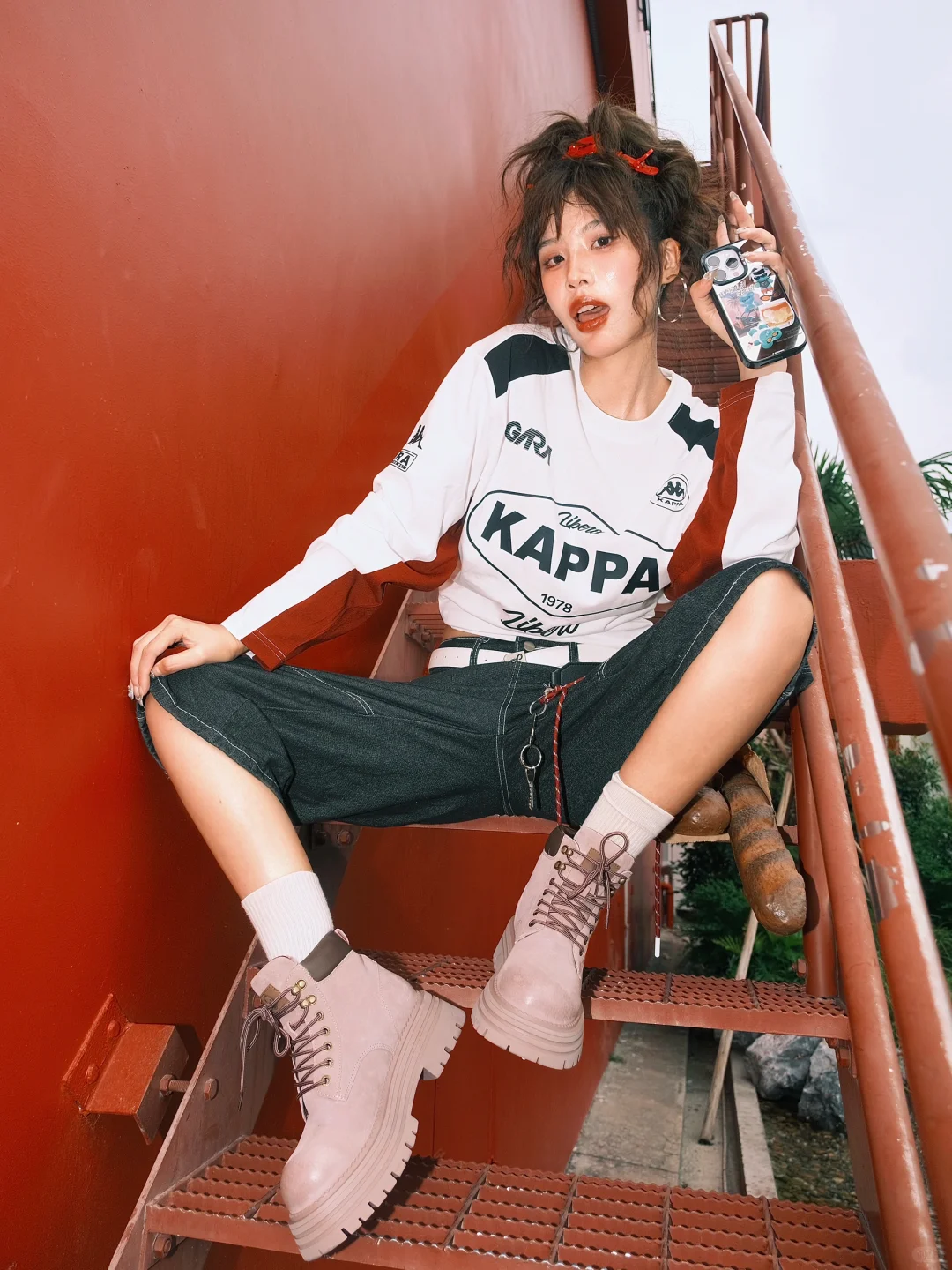 存一些美式辣妹的拍照pose