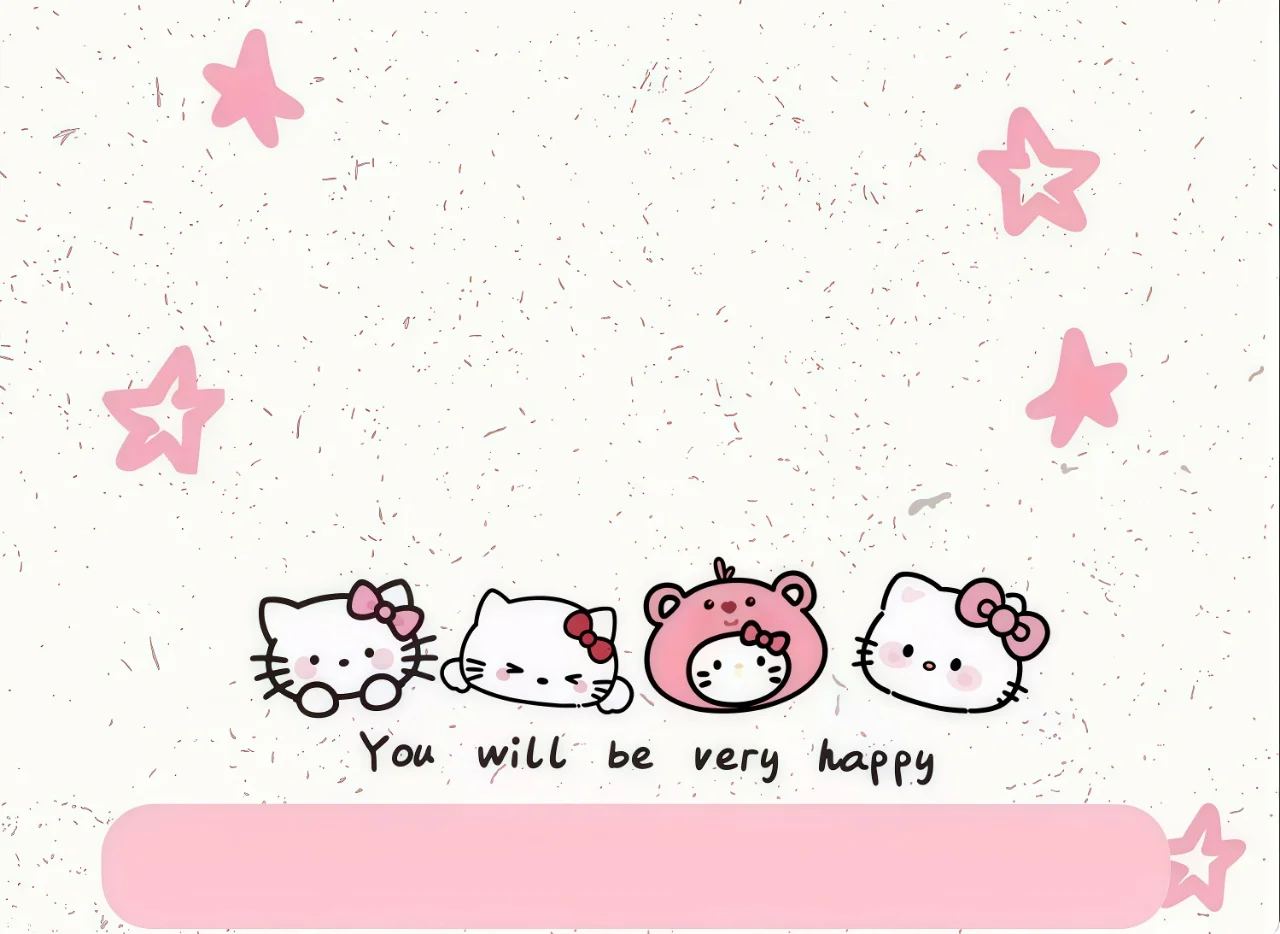 软萌暴击！hellokitty治愈系平板壁纸超绝