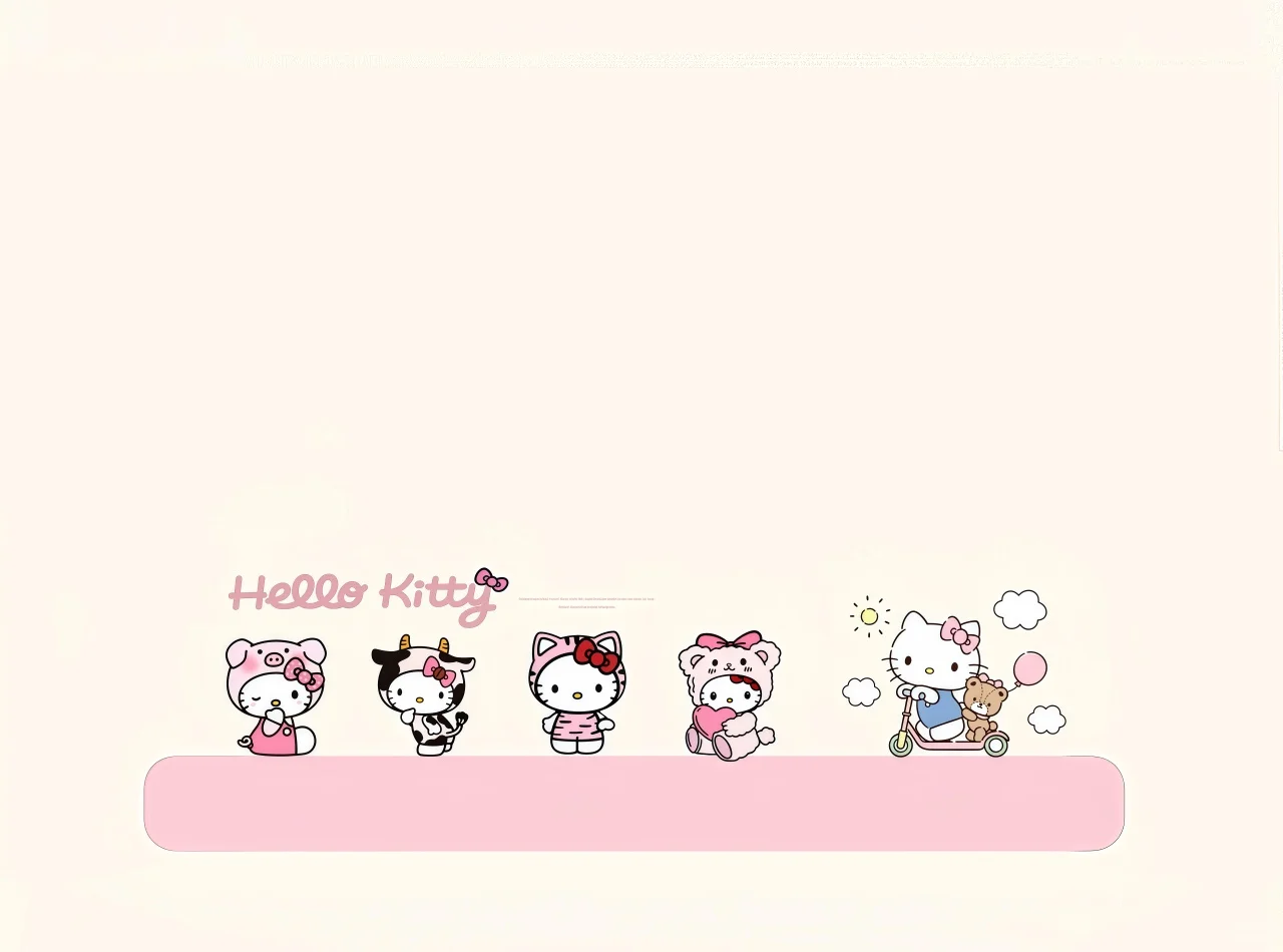 软萌暴击！hellokitty治愈系平板壁纸超绝
