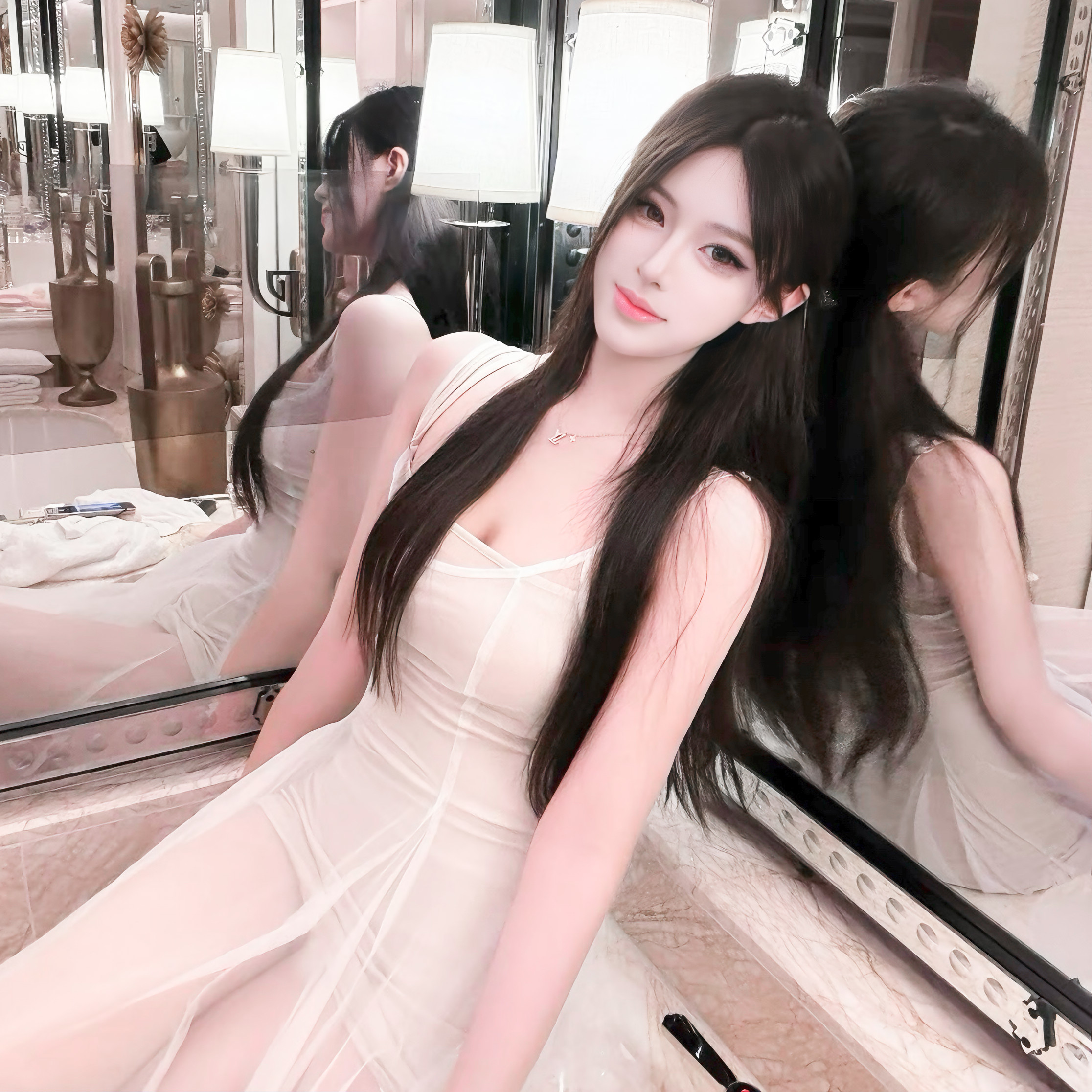 御姐女头｜窗外