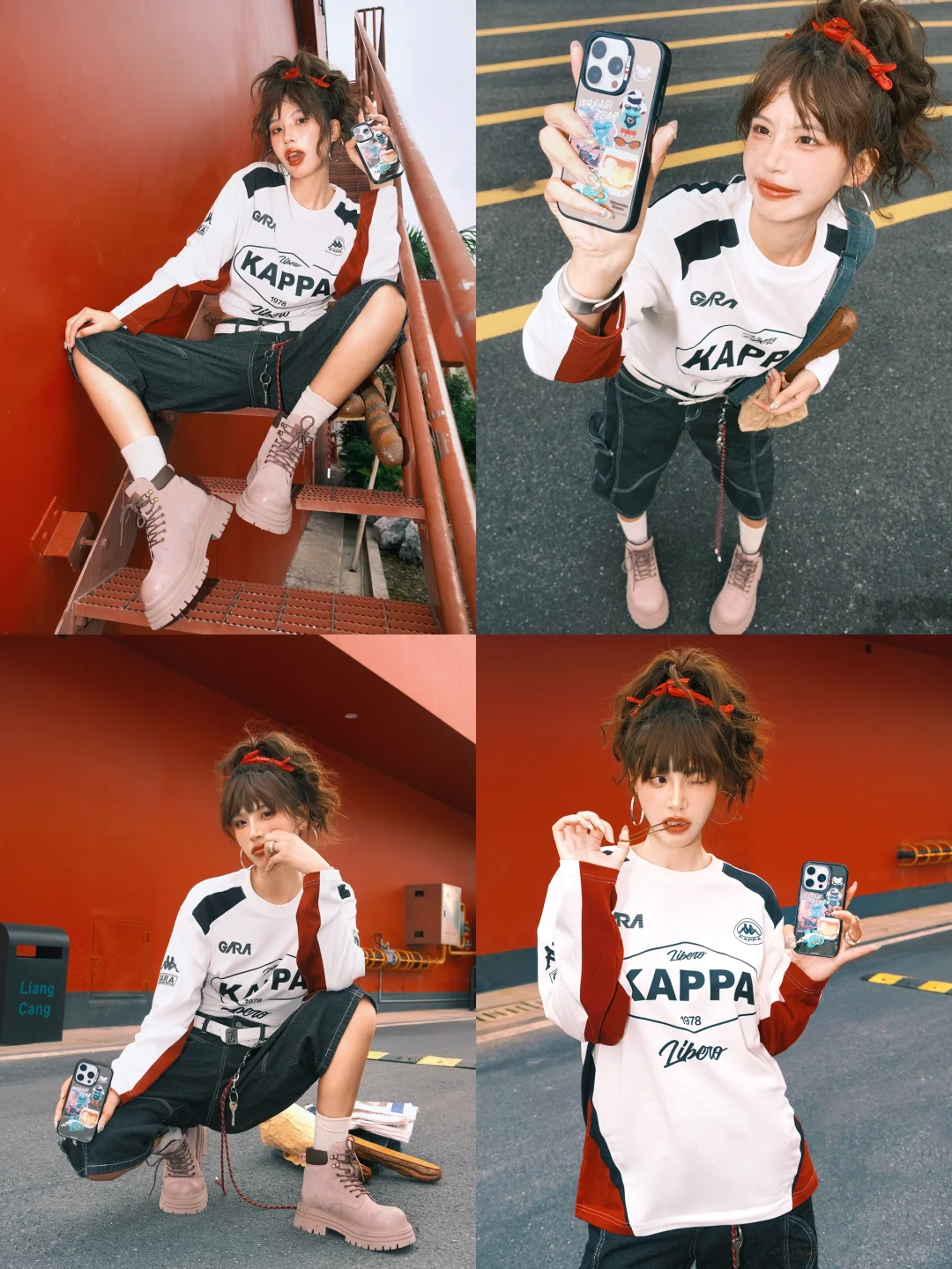 存一些美式辣妹的拍照pose