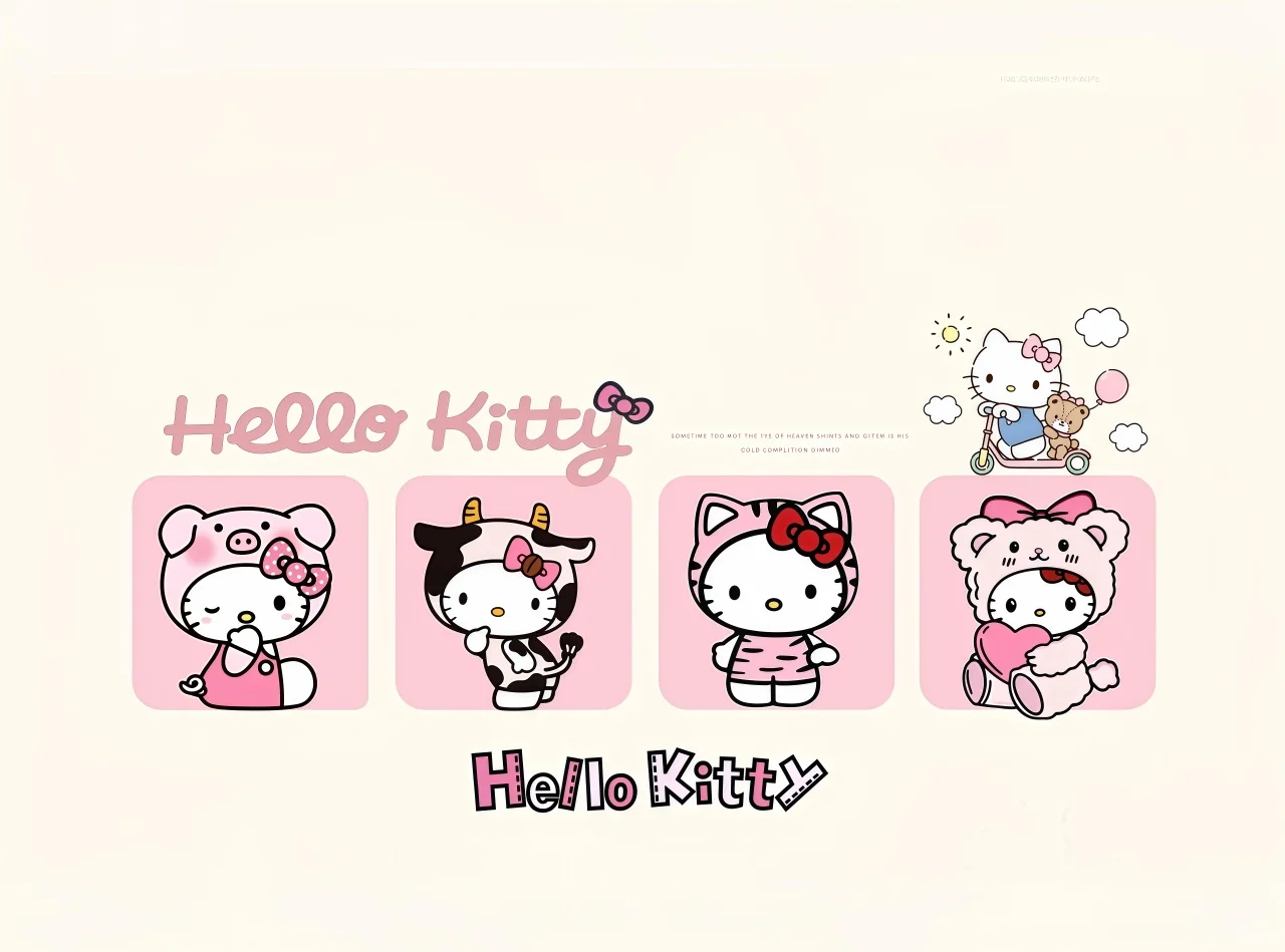 软萌暴击！hellokitty治愈系平板壁纸超绝