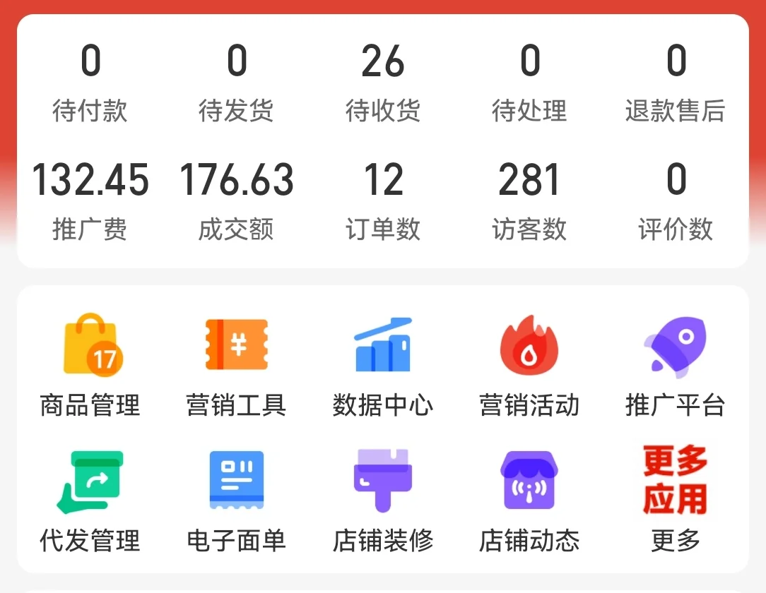 拼多多商铺第六天