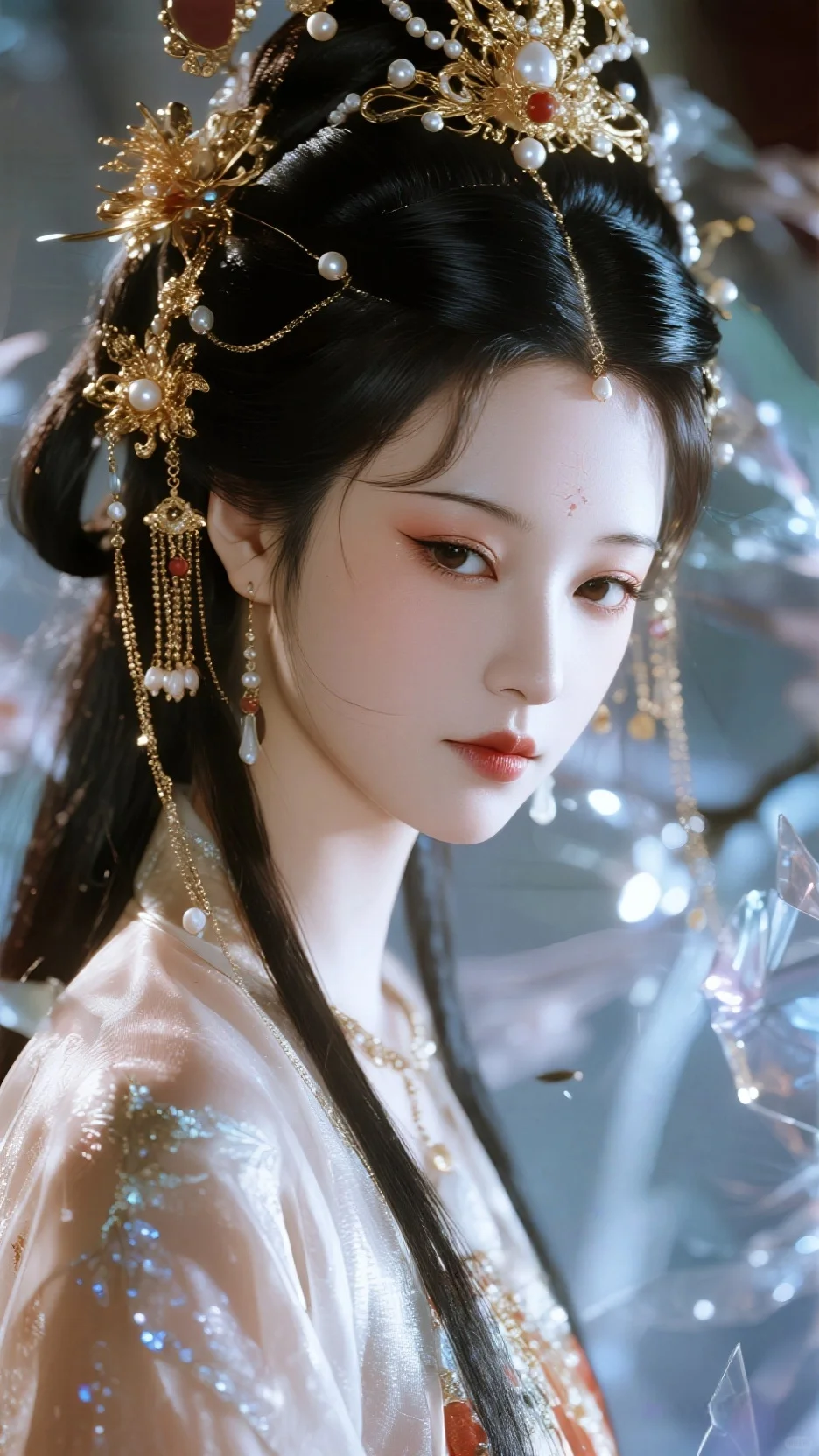 兰汀绘图|冰肌玉骨美人面