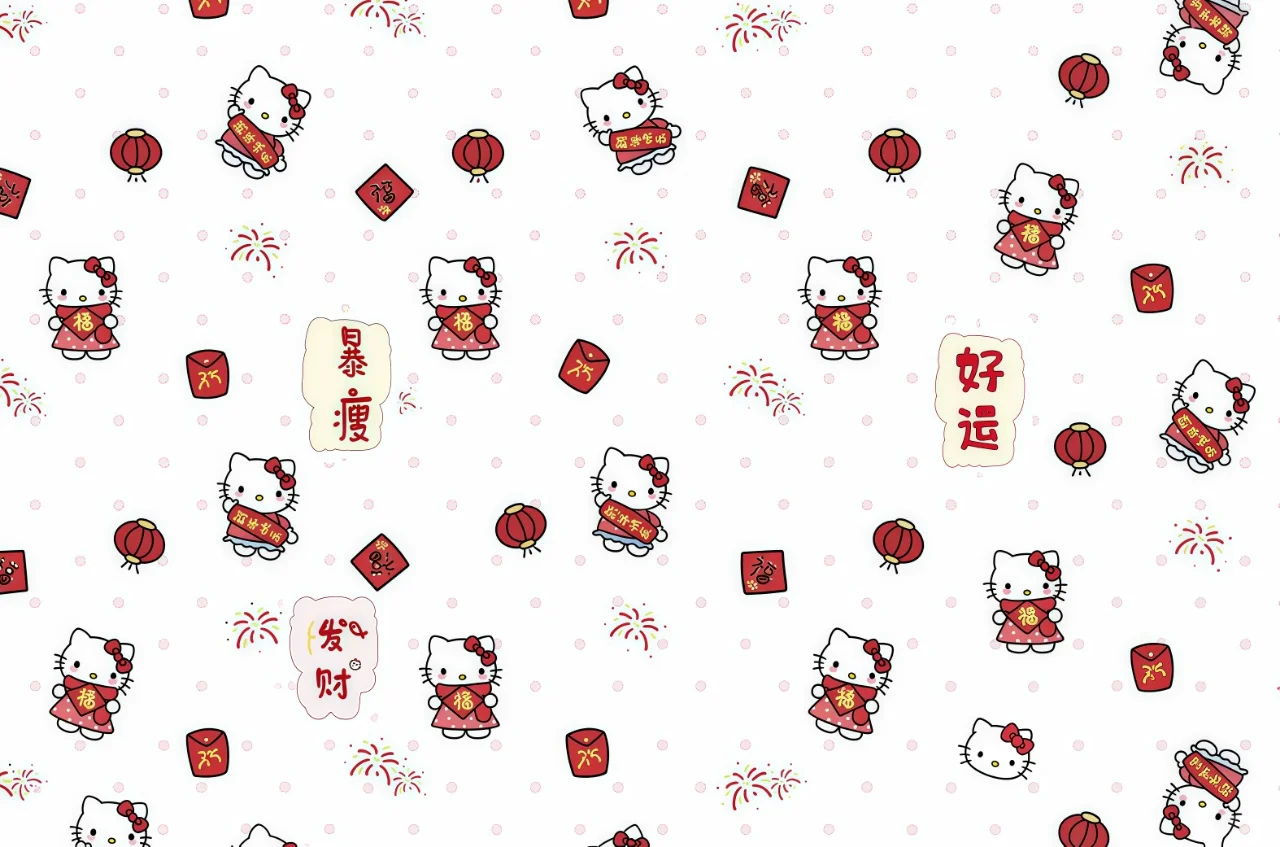 软萌暴击！hellokitty治愈系平板壁纸超绝
