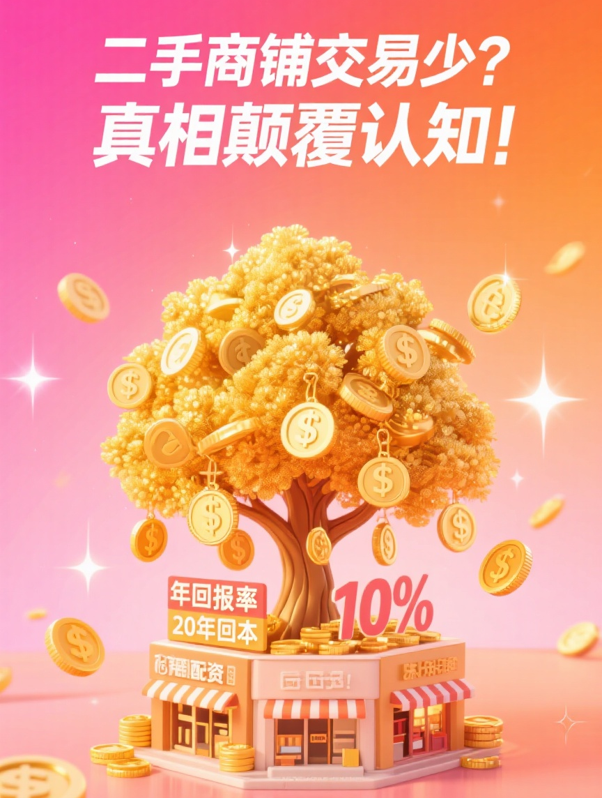 二手商铺交易少的原因