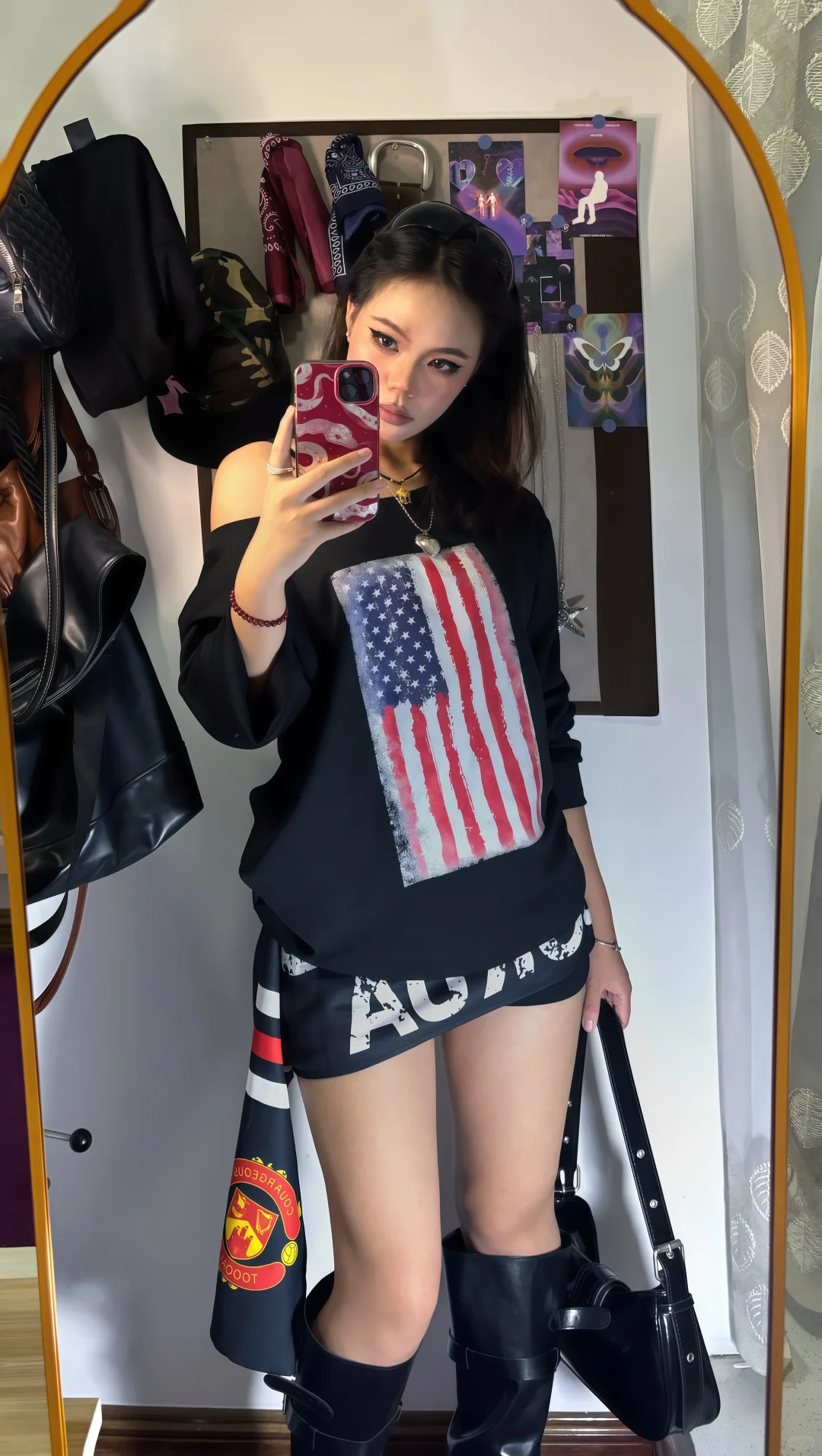更衣間拍一下吧～