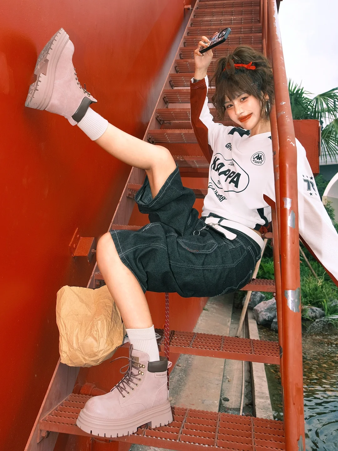 存一些美式辣妹的拍照pose
