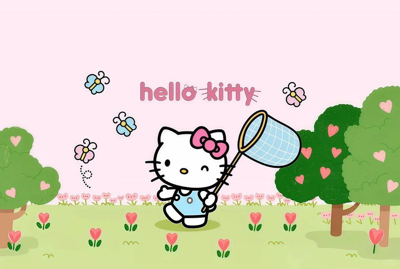 可爱超标！hellokitty专属平板壁纸大屏萌化