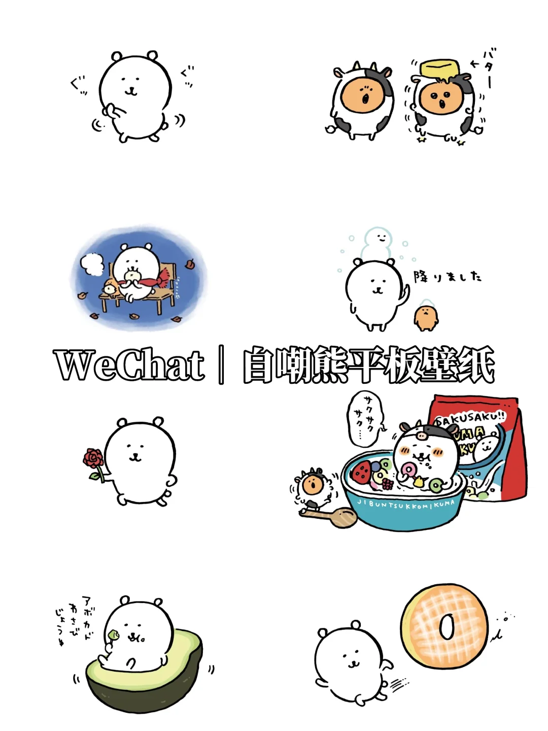 WeChat｜自嘲熊平板壁纸