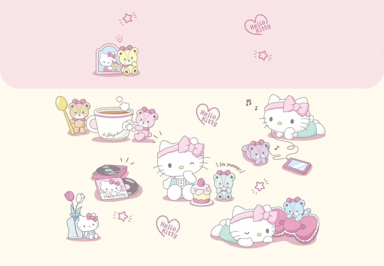 ipad壁纸｜HelloKitty平板壁纸套图