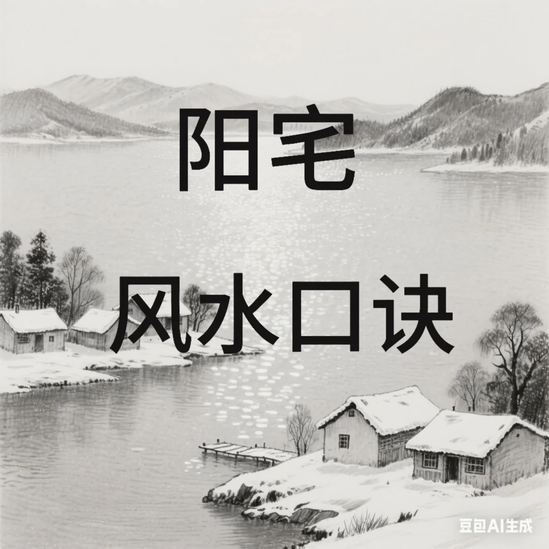 阳宅口诀