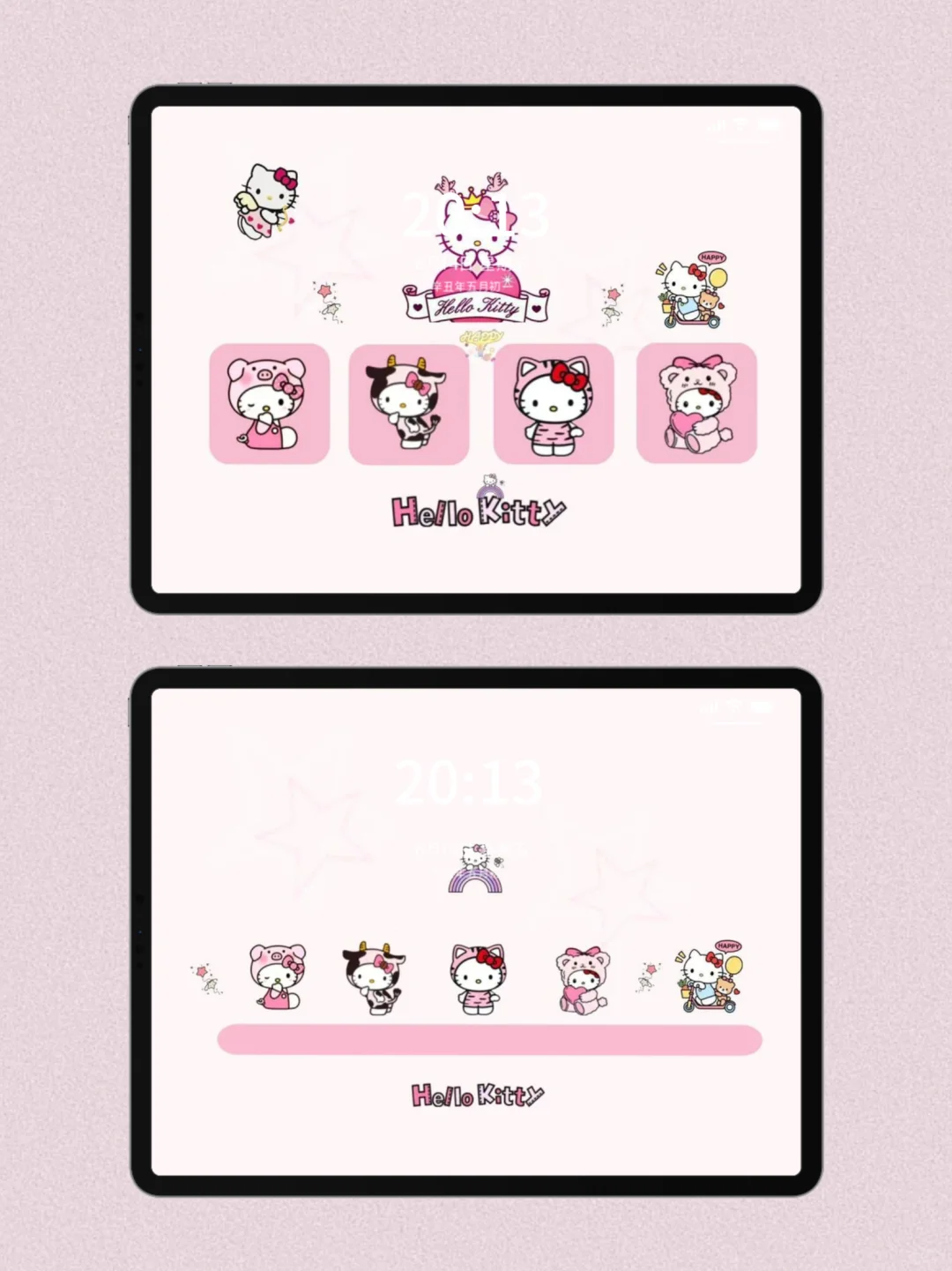 ipad壁纸｜HelloKitty平板壁纸套图