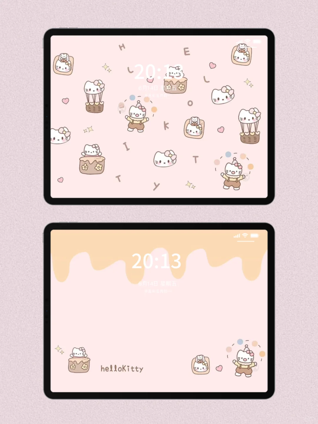 ipad壁纸｜HelloKitty平板壁纸套图
