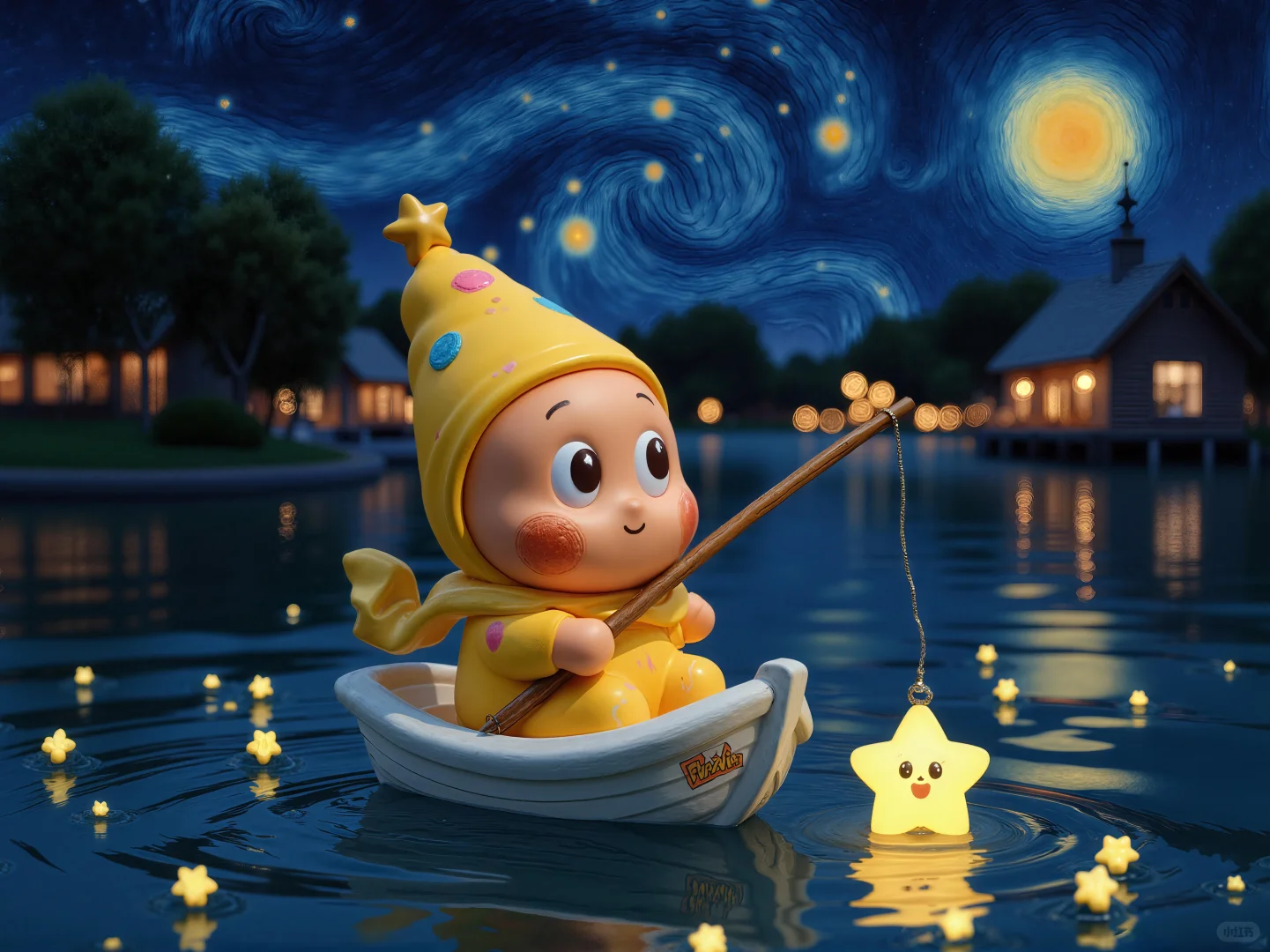 ⭐星星人平板电脑壁纸 | 终于星期五啦！