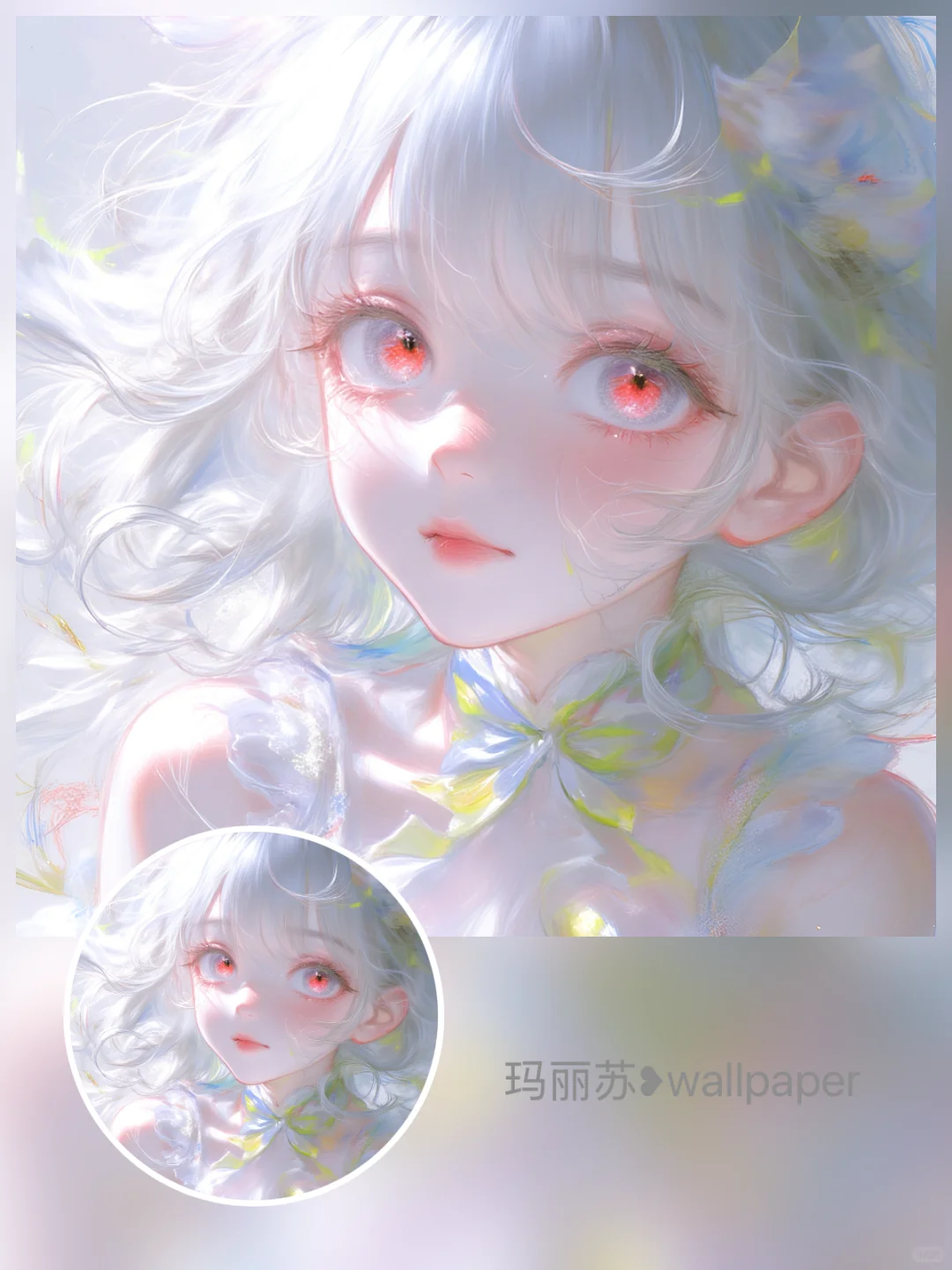 白发少女头像｜自带滤镜的仙女感✨